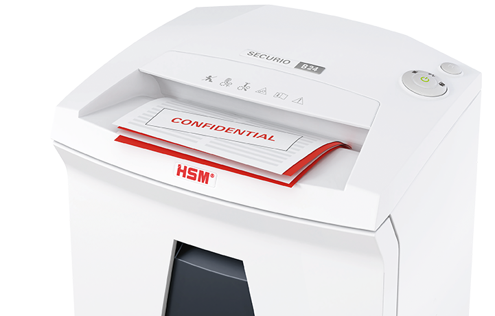 Aktenvernichter HSM SECURIO B24 - praktisch für den Arbeitsplatz