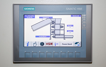 Steuerung Display Mehrstufiger Aktenvernichter