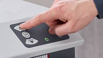 Intuitive Bedienung über robuste Folientastatur