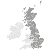 Karte United Kingdom