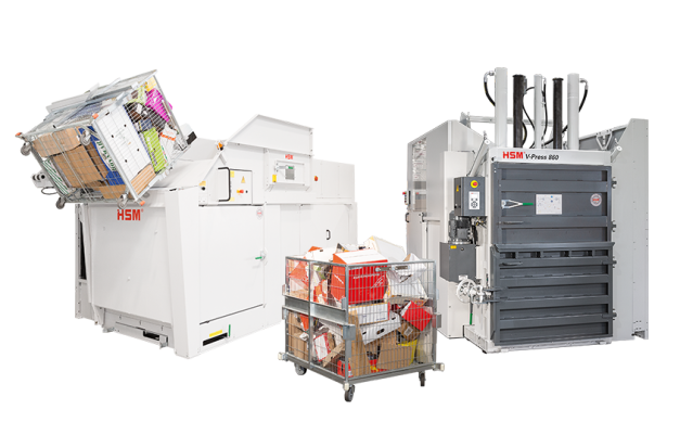 HSM HL 7009 und HSM V-Press 860 TimeSave